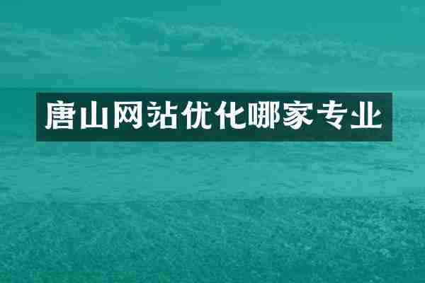 唐山网站优化哪家专业