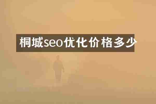 桐城seo优化价格多少