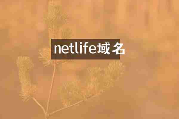 netlife域名