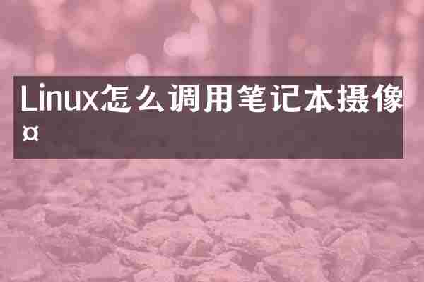 Linux怎么调用笔记本摄像头