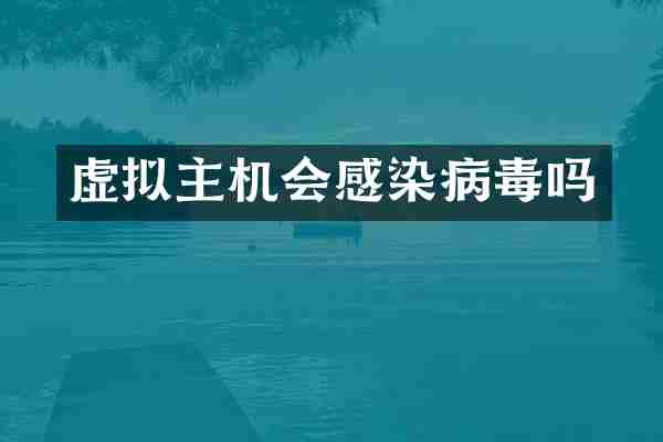 虚拟主机会感染病毒吗
