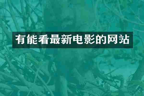 有能看最新电影的网站