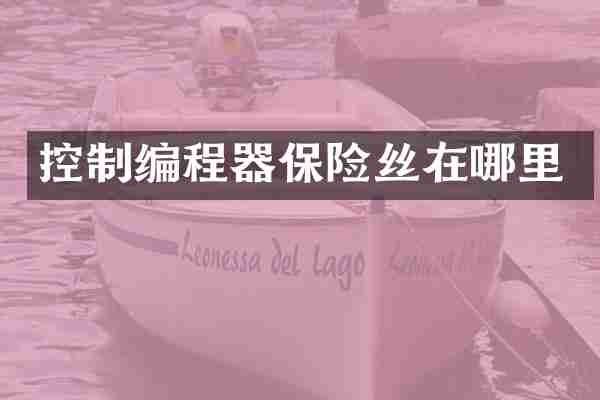 控制编程器保险丝在哪里