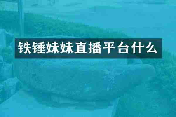 铁锤妹妹直播平台什么