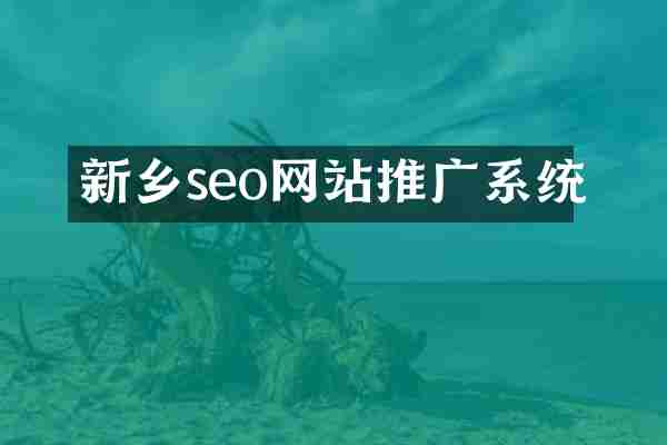 新乡seo网站推广系统