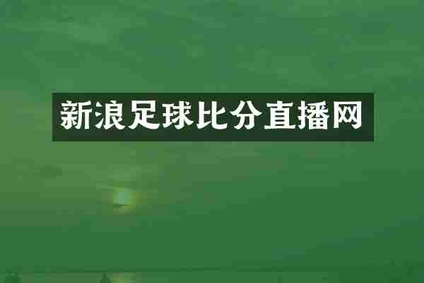 新浪足球比分直播网