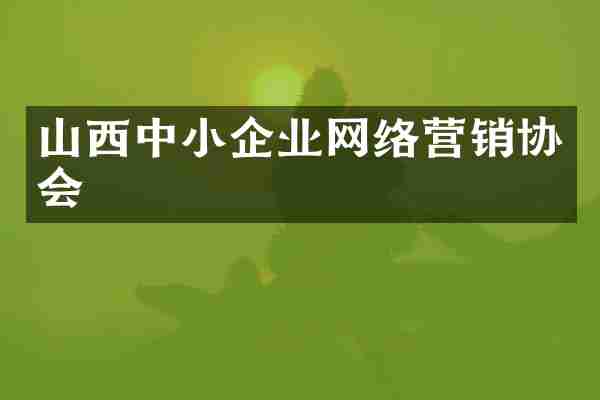 山西中小企业网络营销协会