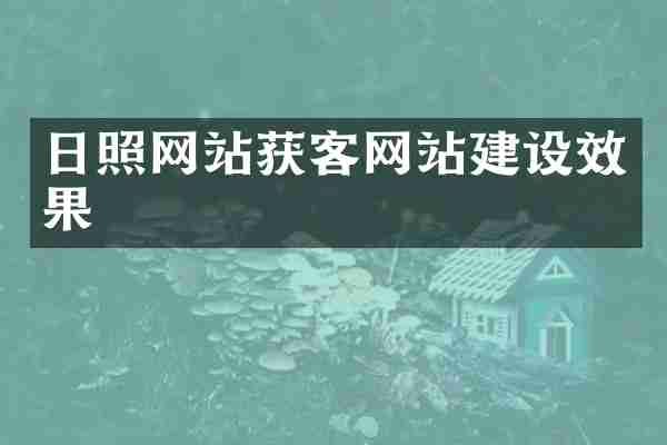 日照网站获客网站建设效果