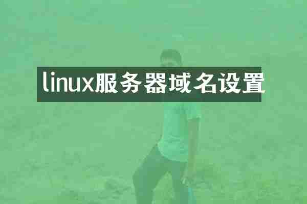 linux服务器域名设置