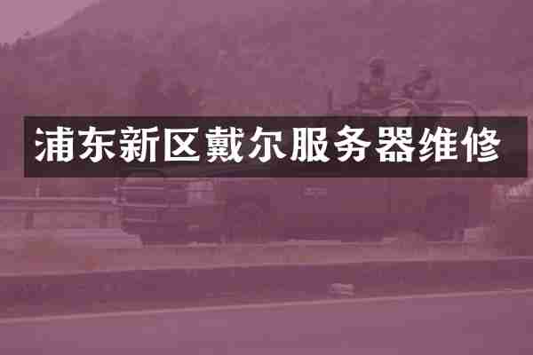 浦东新区戴尔服务器维修