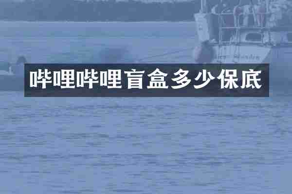 哔哩哔哩盲盒多少保底