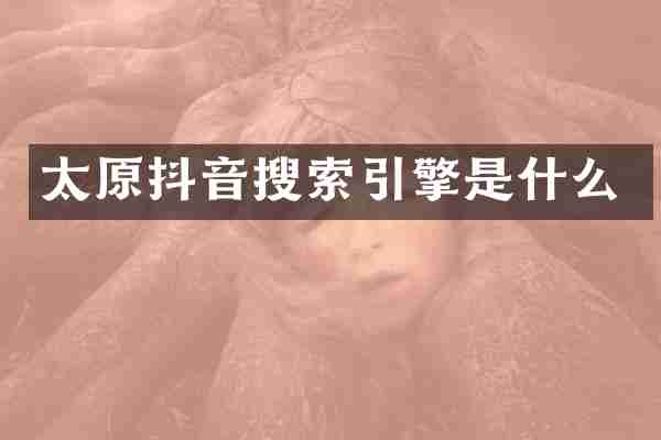 太原抖音搜索引擎是什么