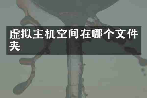 虚拟主机空间在哪个文件夹