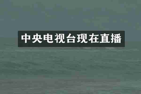 中央电视台现在直播