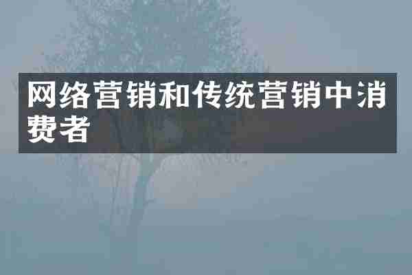 网络营销和传统营销中消费者
