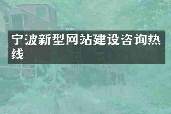 宁波新型网站建设咨询热线