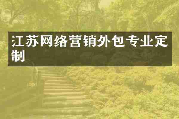 江苏网络营销外包专业定制