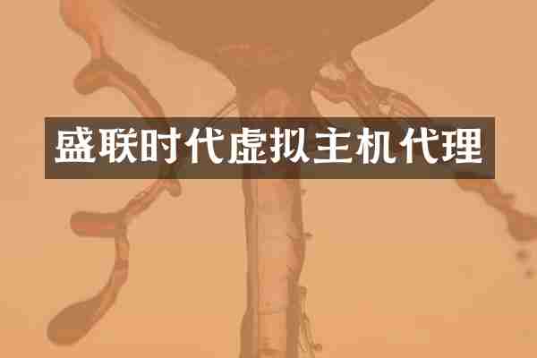 盛联时代虚拟主机代理