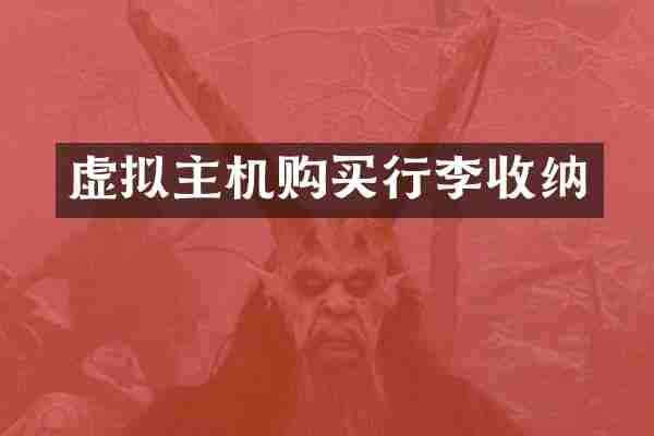 虚拟主机购买行李收纳