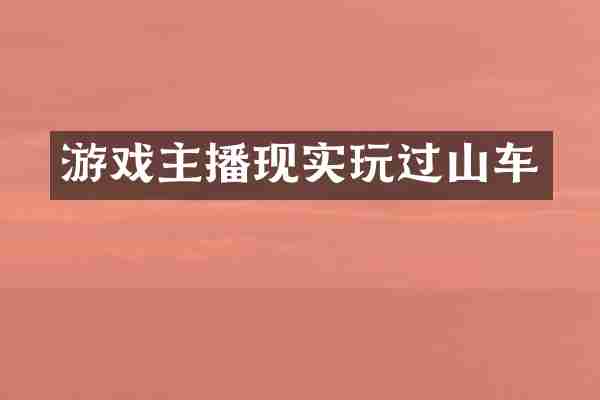 游戏主播现实玩过山车