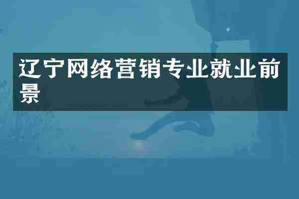 辽宁网络营销专业就业前景
