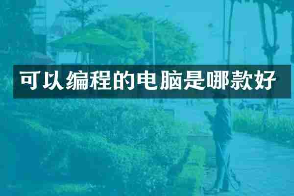 可以编程的电脑是哪款好