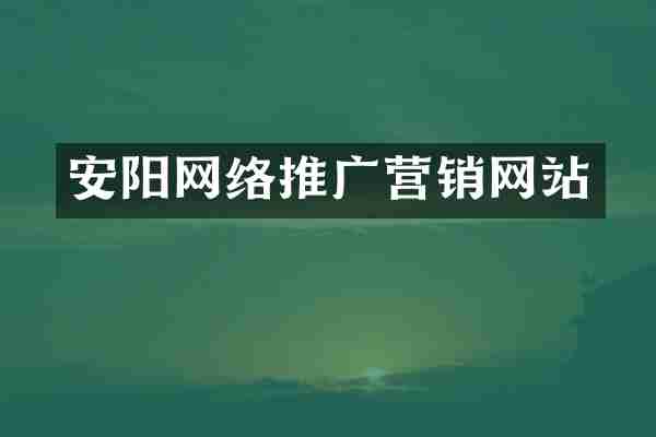 安阳网络推广营销网站