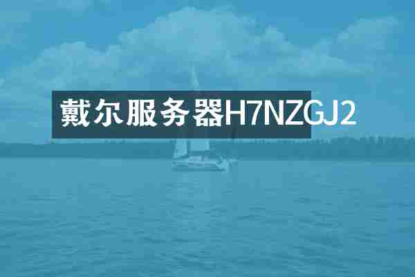 戴尔服务器H7NZGJ2