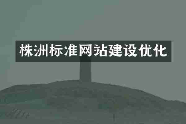 株洲标准网站建设优化
