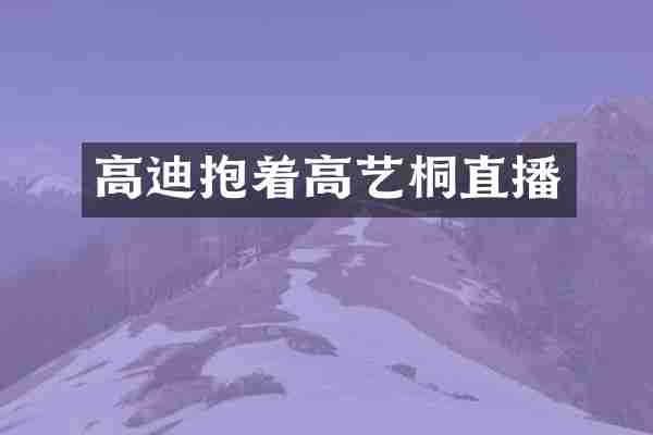 高迪抱着高艺桐直播