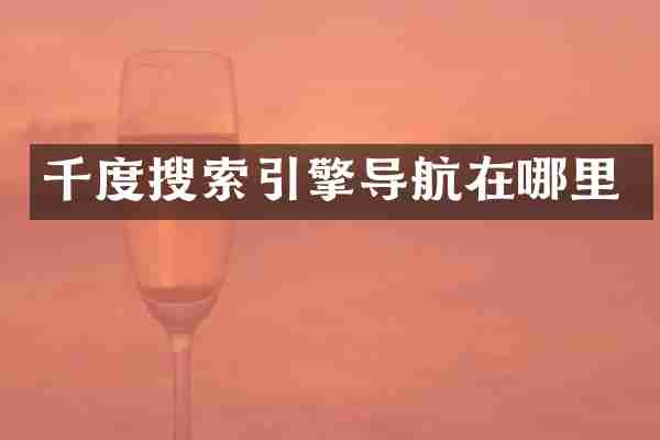 千度搜索引擎导航在哪里