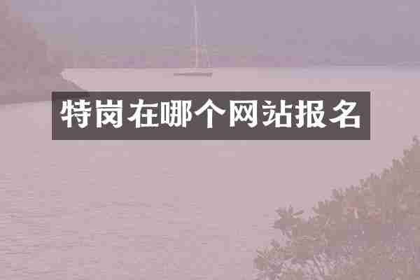 特岗在哪个网站报名