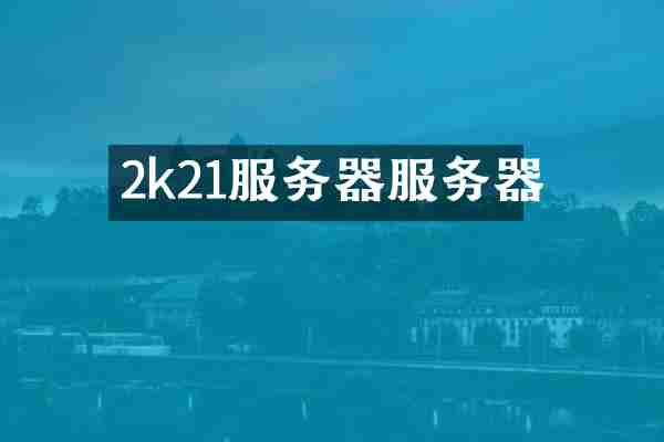 2k21服务器服务器