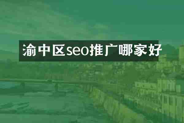 渝中区seo推广哪家好