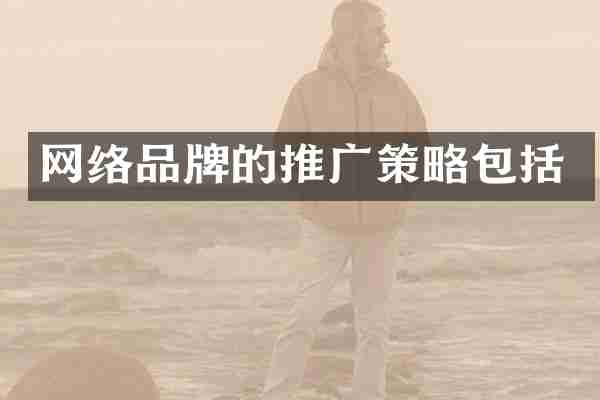网络品牌的推广策略包括
