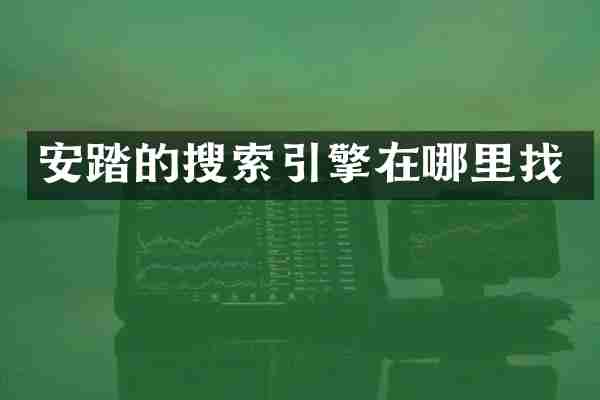 安踏的搜索引擎在哪里找