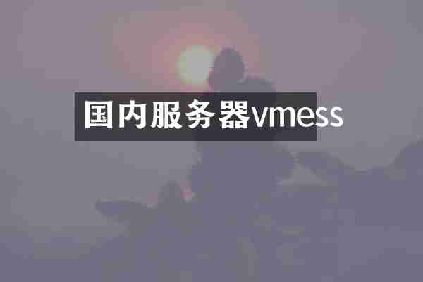 国内服务器vmess