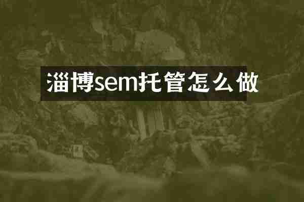 淄博sem托管怎么做