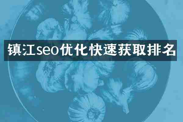 镇江seo优化快速获取排名
