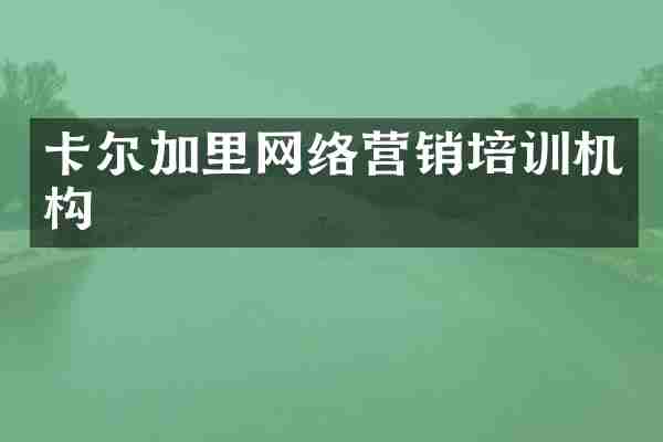 卡尔加里网络营销培训机构