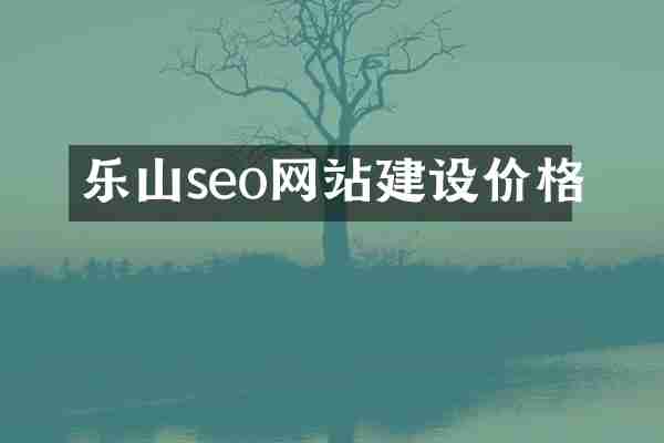乐山seo网站建设价格