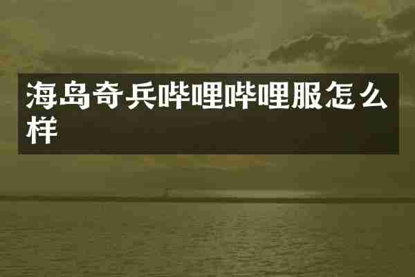 海岛奇兵哔哩哔哩服怎么样