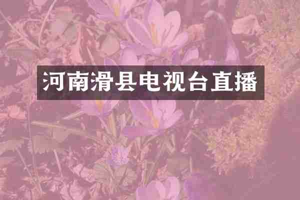河南滑县电视台直播