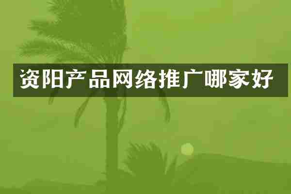 资阳产品网络推广哪家好
