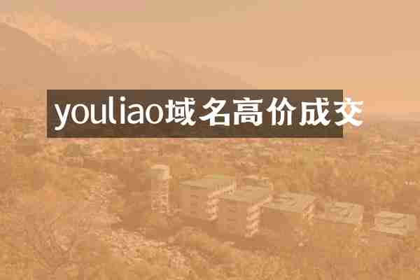 youliao域名高价成交