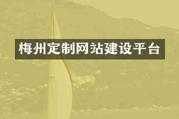 梅州定制网站建设平台