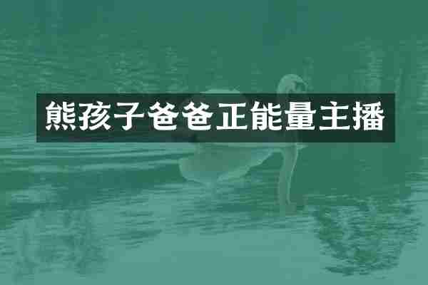熊孩子爸爸正能量主播
