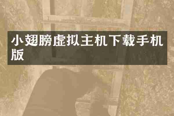 小翅膀虚拟主机下载手机版