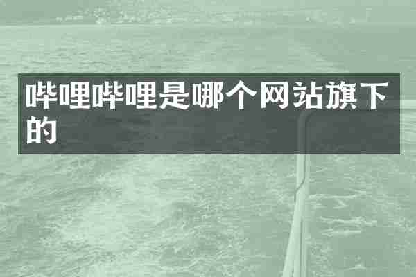 哔哩哔哩是哪个网站旗下的
