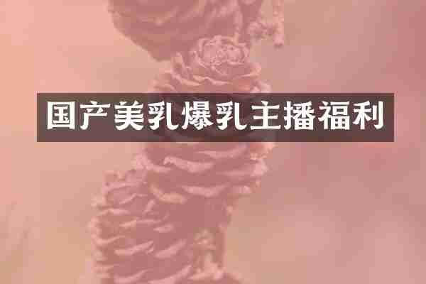 国产美乳爆乳主播福利